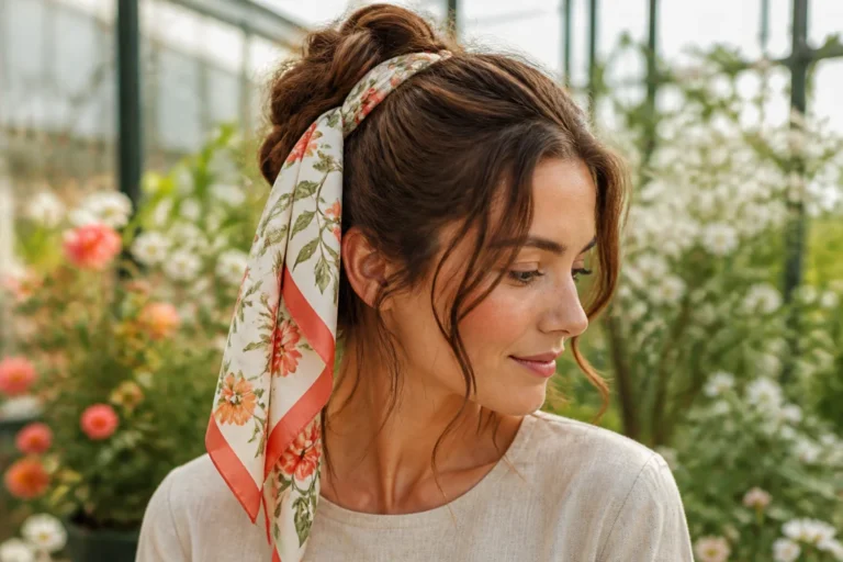 comment mettre un foulard dans les cheveux